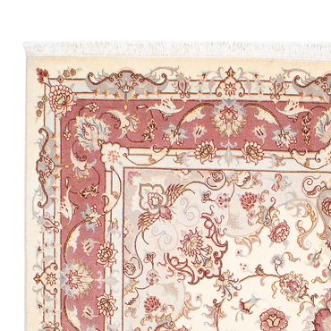 Alfombra Persa - Tabriz - Real - 242 x 167 cm - beige