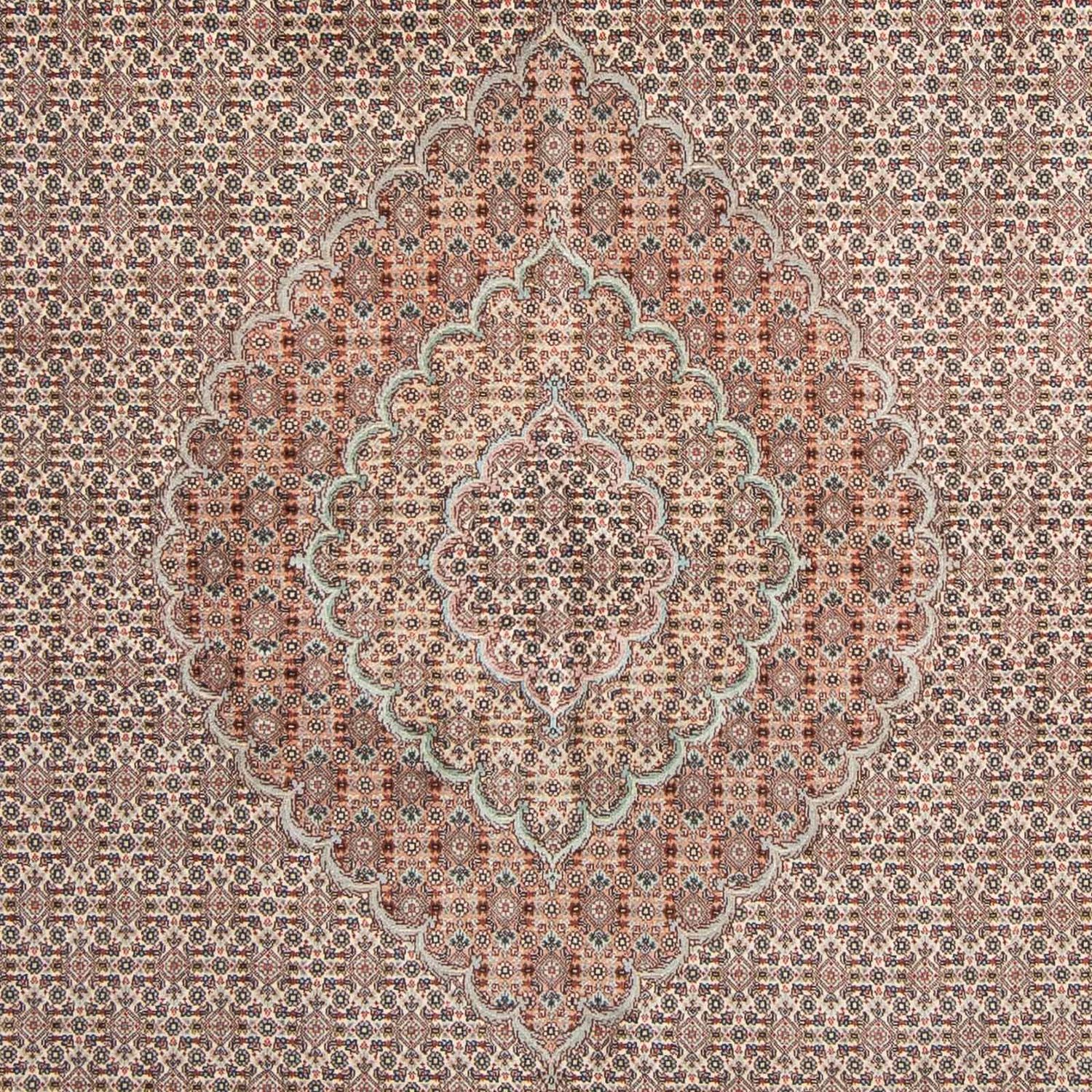 Dywan perski - Tabriz - 296 x 203 cm - jasnobrązowy