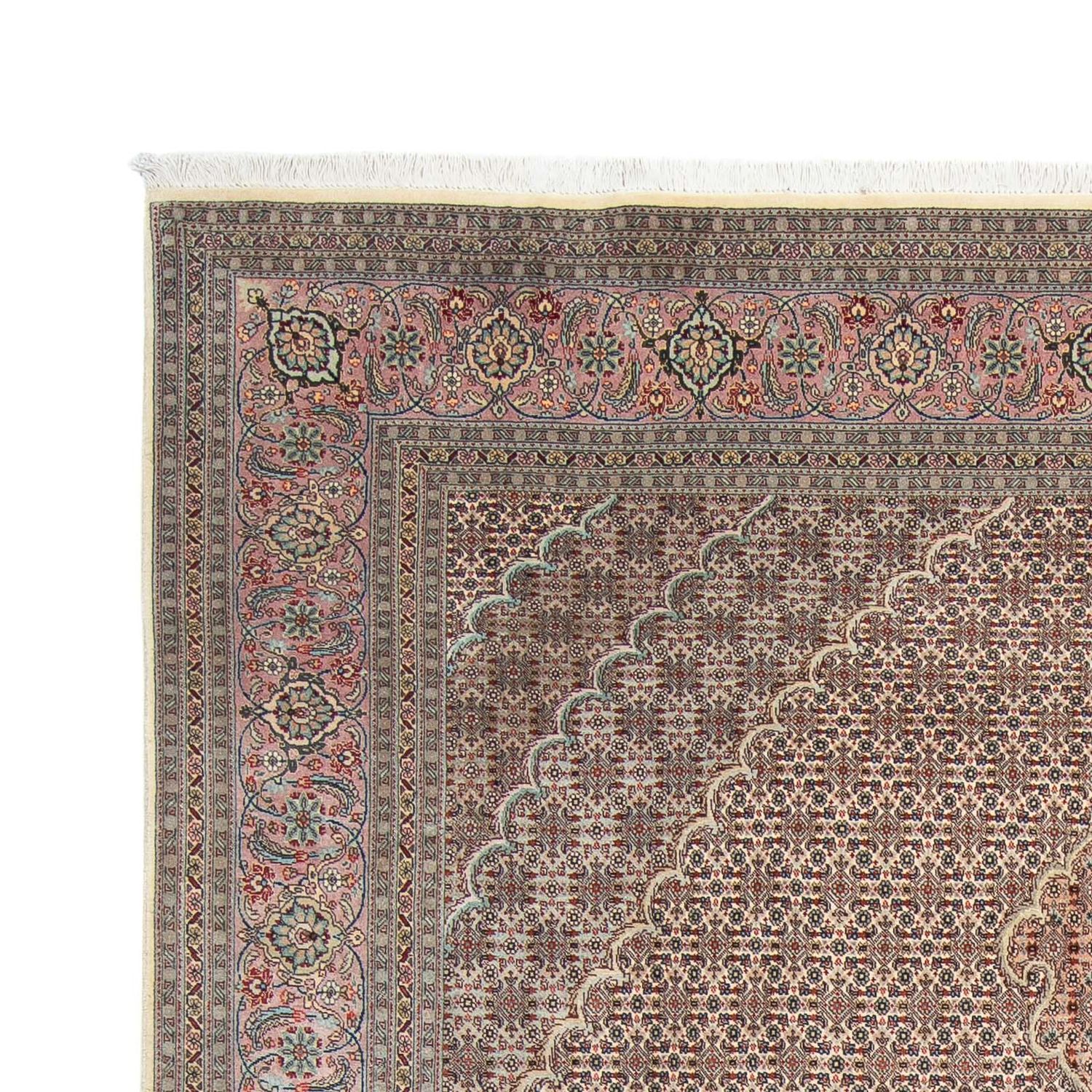 Tappeto Persero - Tabriz - 296 x 203 cm - marrone chiaro