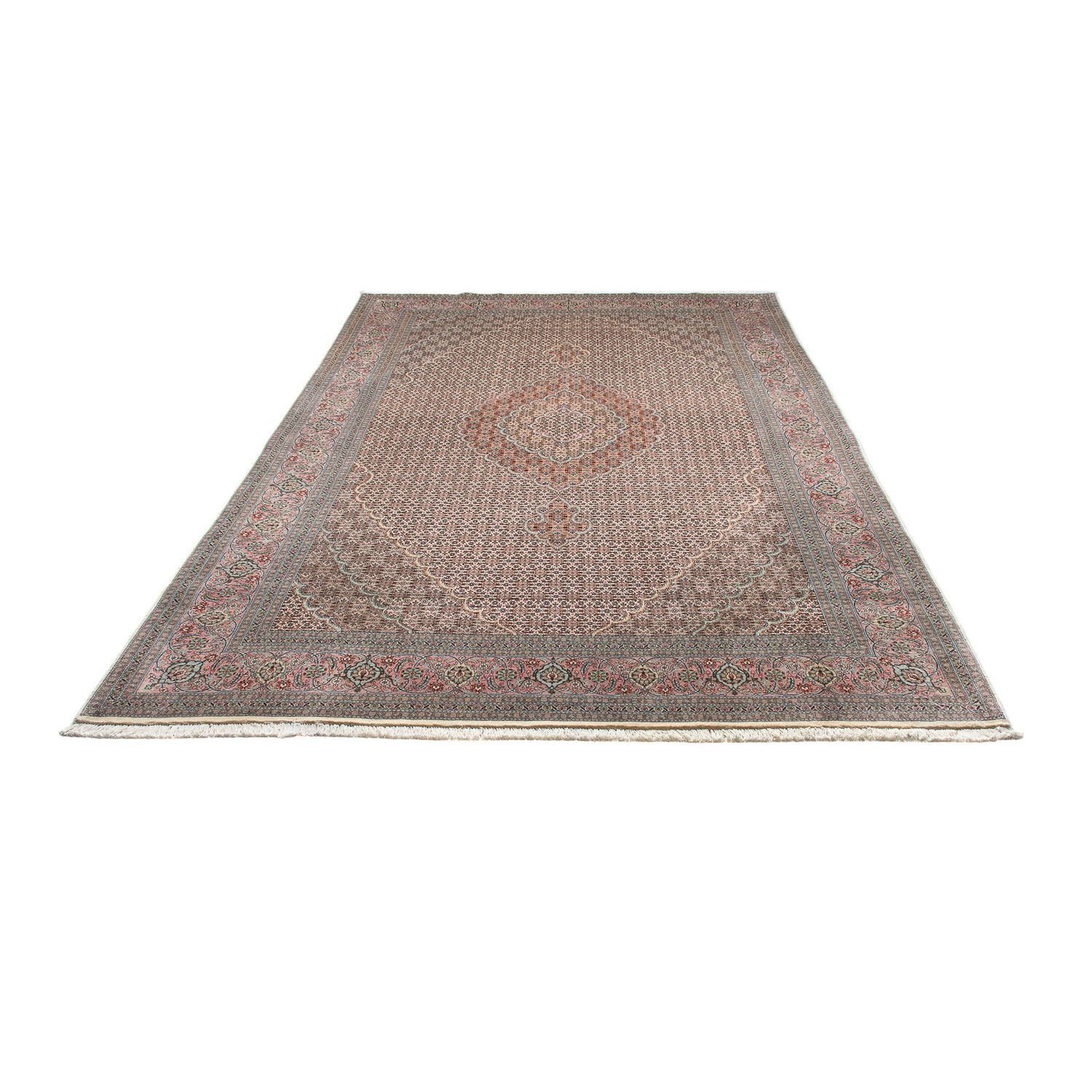 Tapis persan - Tabriz - 296 x 203 cm - marron clair