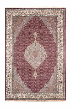 Alfombra persa - Tabriz - 297 x 203 cm - rojo oscuro