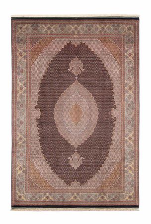 Tapis persan - Tabriz - 298 x 198 cm - marron clair