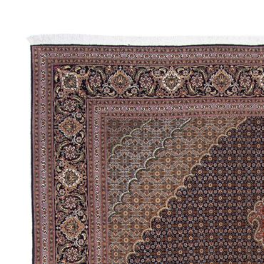 Tapis persan - Tabriz - 294 x 208 cm - marron foncé