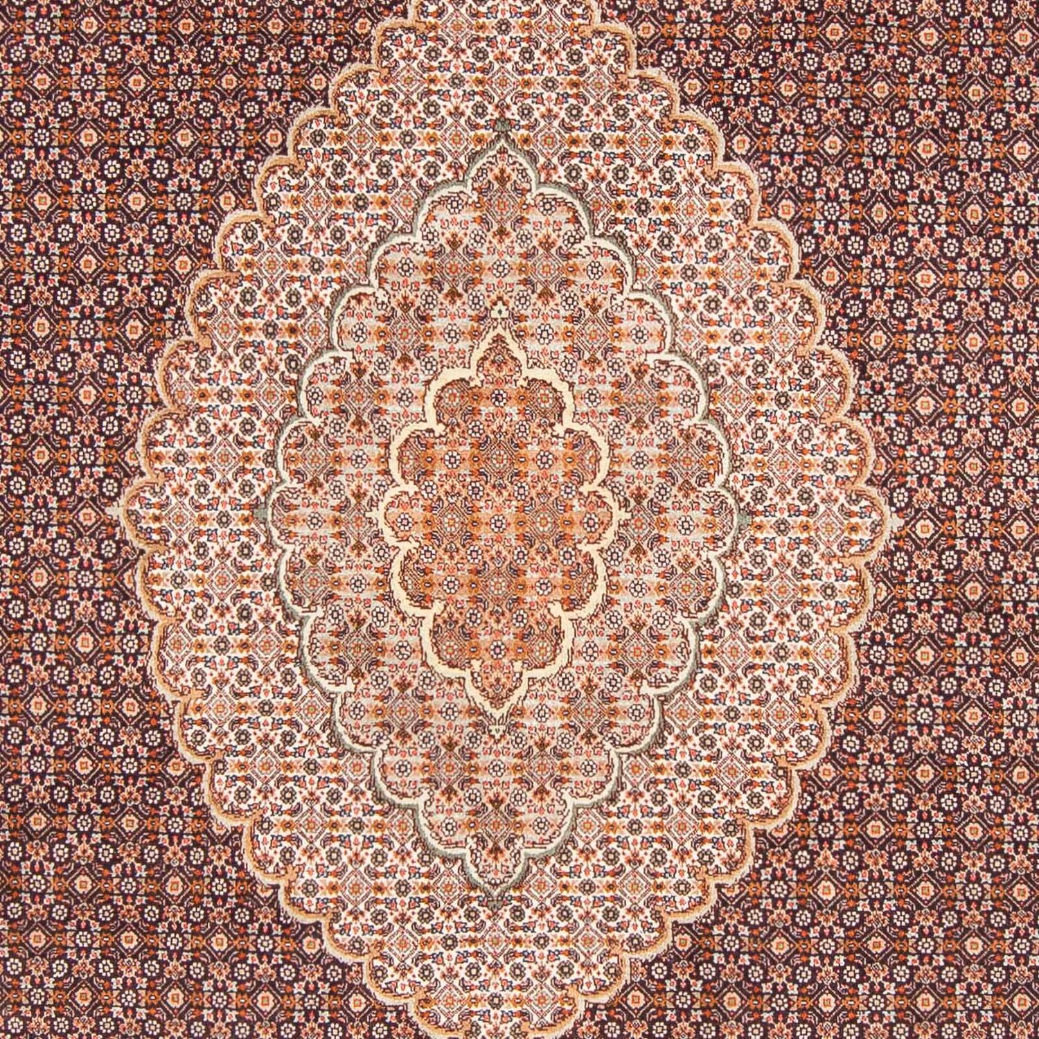 Alfombra persa - Tabriz - 288 x 200 cm - marrón claro