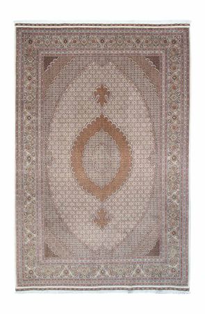 Tapis persan - Tabriz - 304 x 200 cm - beige