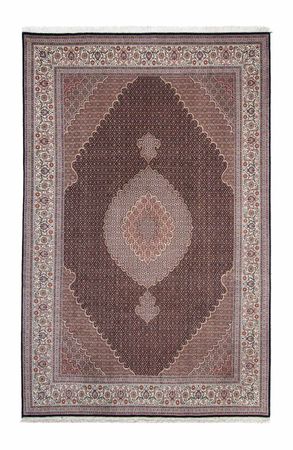 Tapis persan - Tabriz - 308 x 200 cm - bleu foncé