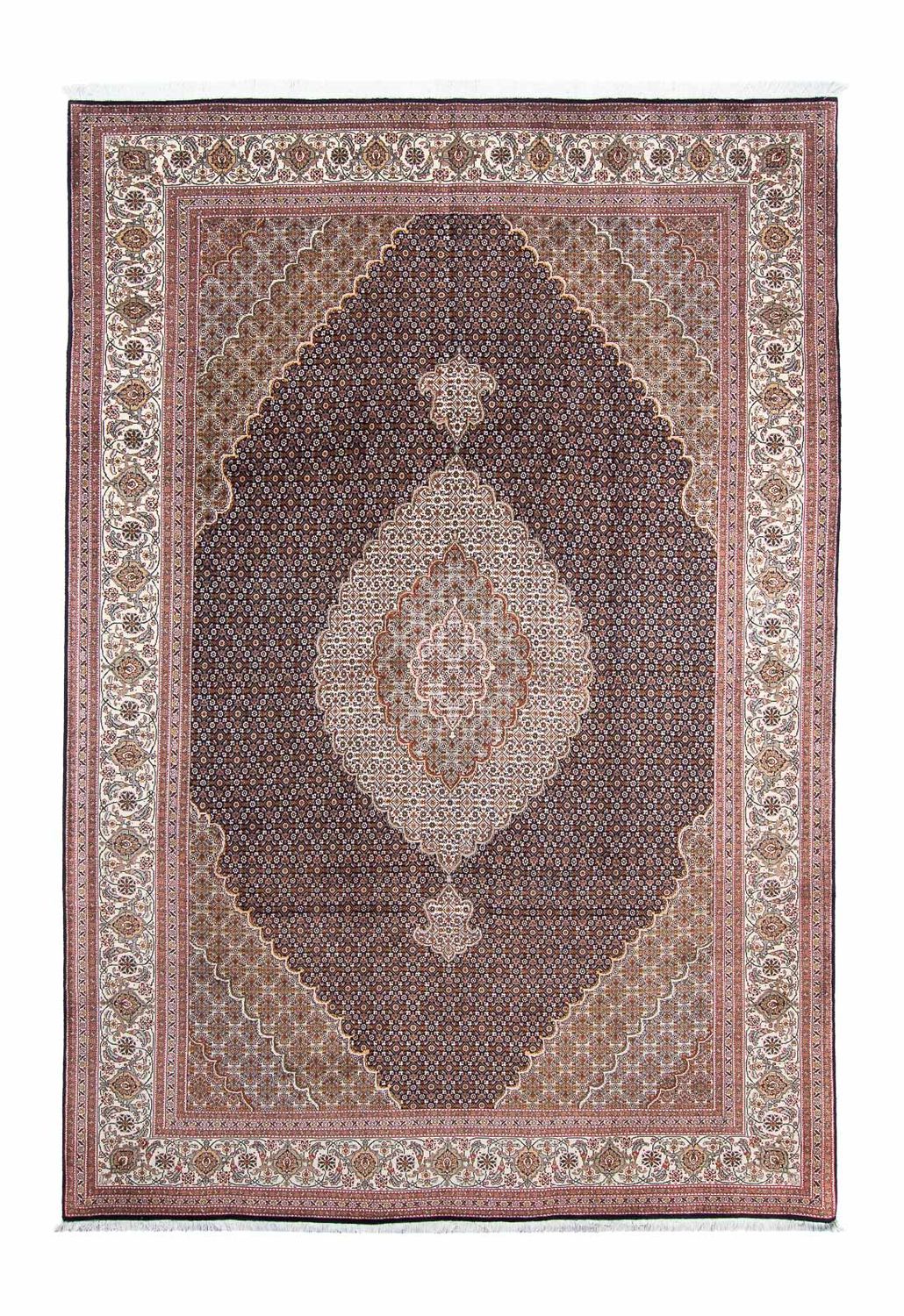 Tappeto Persero - Tabriz - 295 x 200 cm - blu scuro