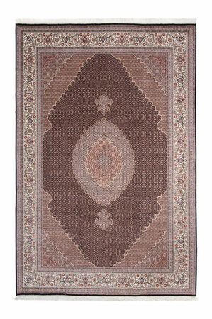 Tapis persan - Tabriz - 308 x 200 cm - bleu foncé