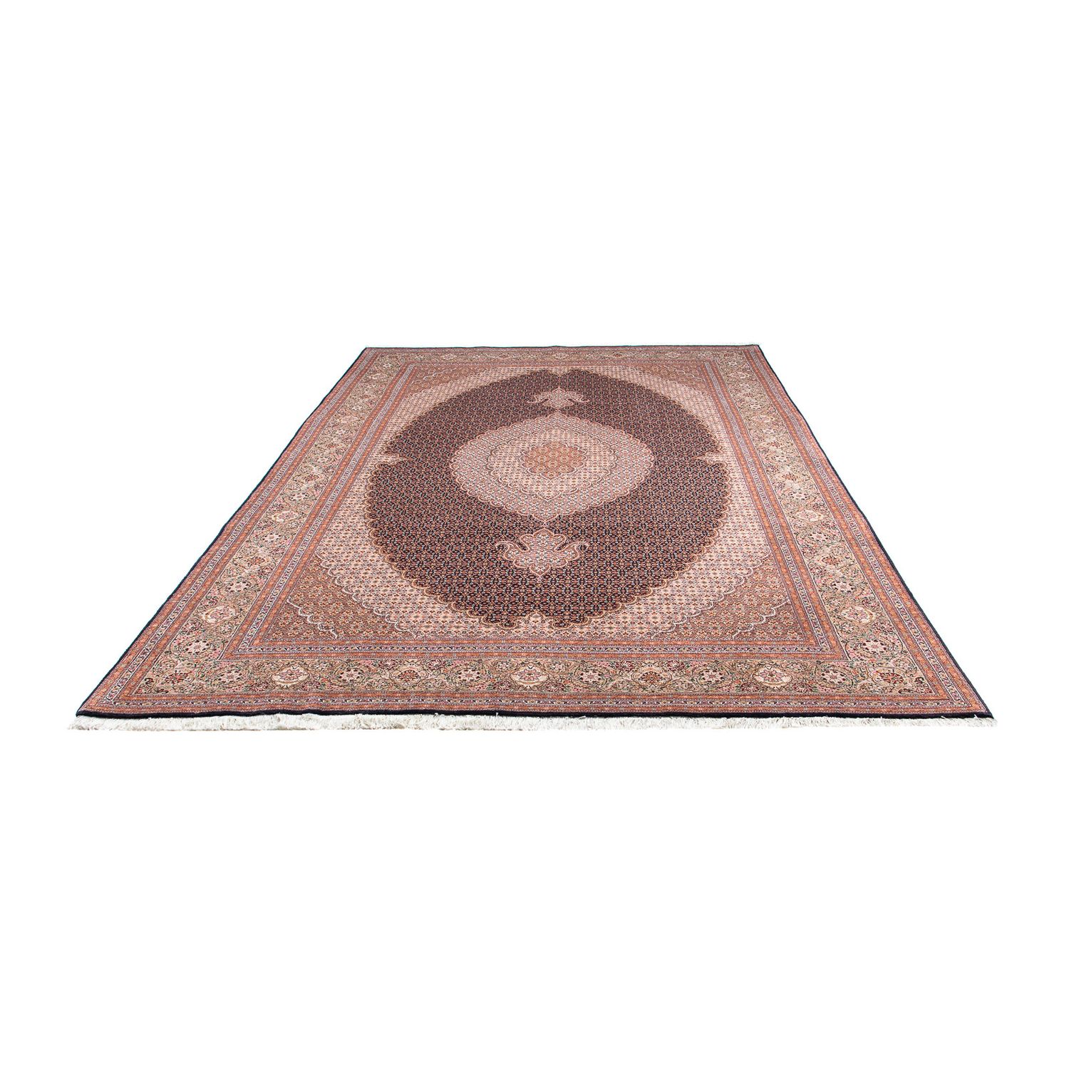 Tappeto Persero - Tabriz - 298 x 196 cm - blu scuro