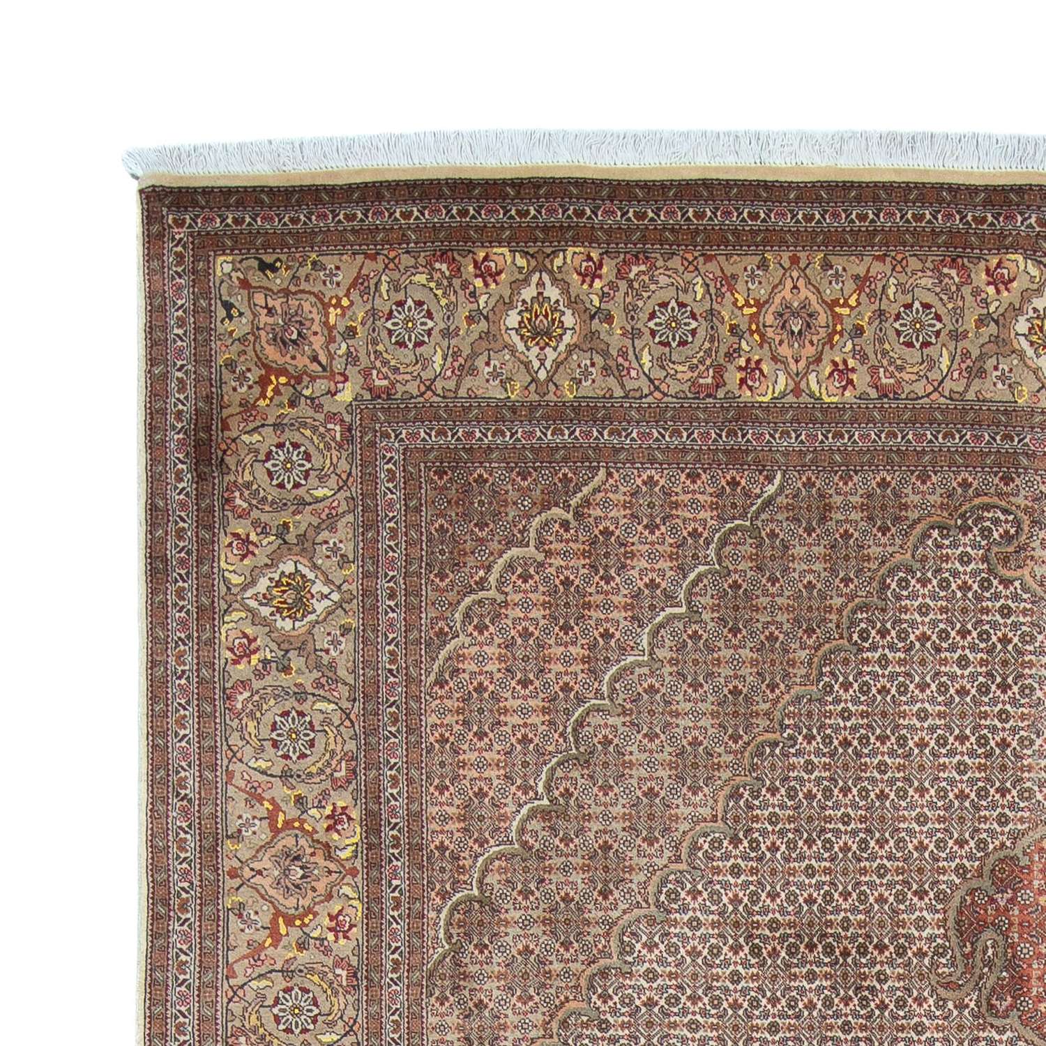 Tapis persan - Tabriz - 305 x 198 cm - marron