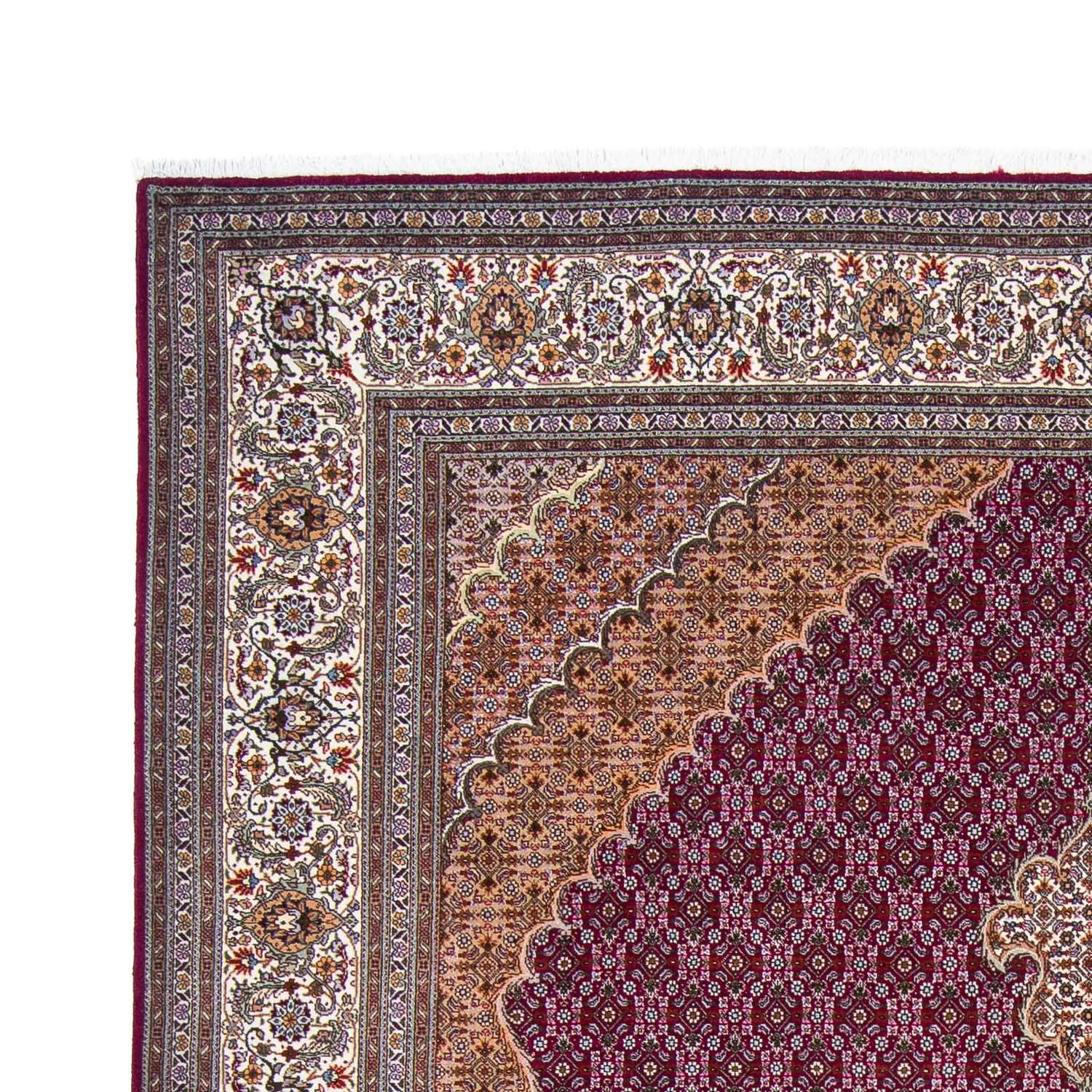 Tapete Persa - Tabriz - 306 x 205 cm - púrpura