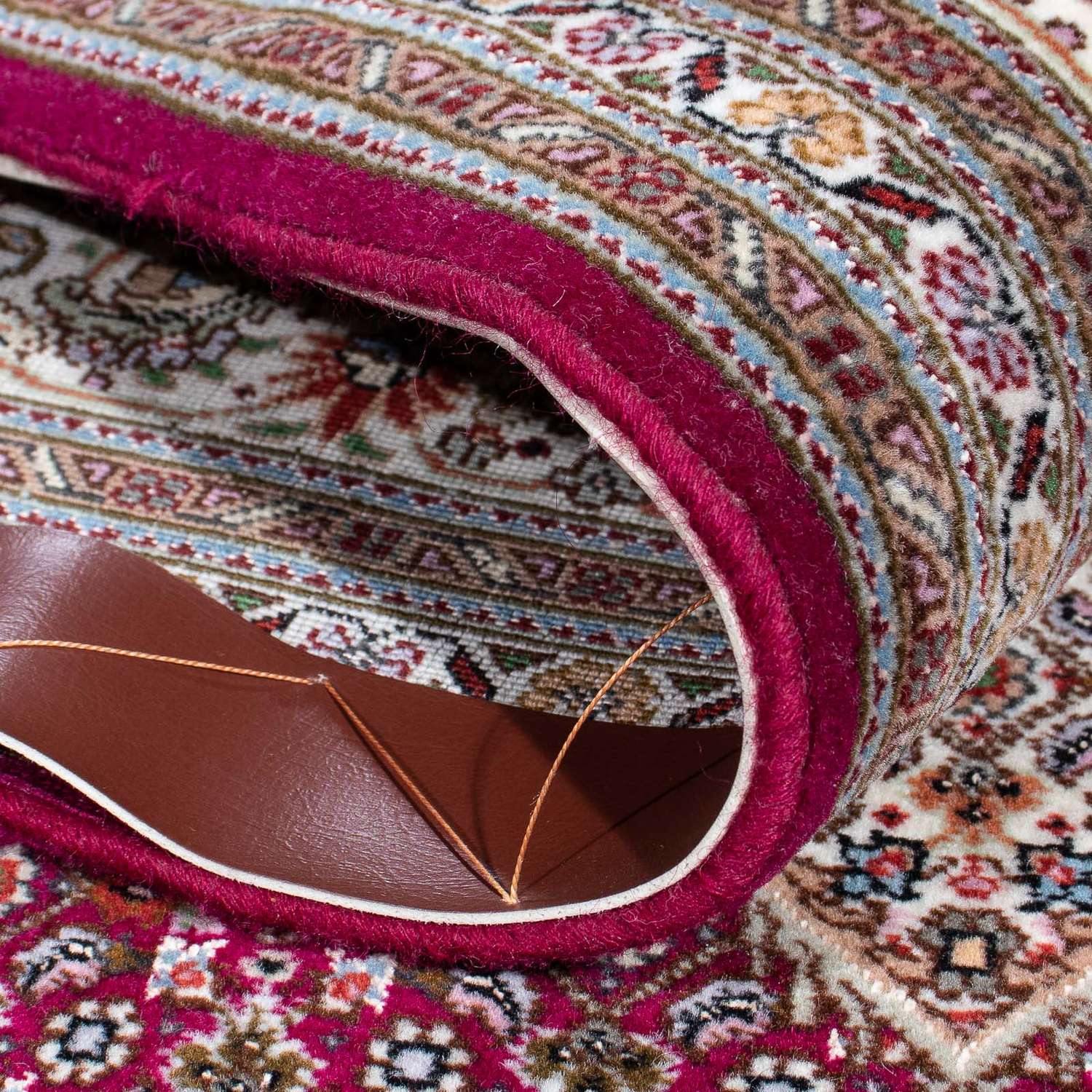 Perský koberec - Tabríz - 306 x 205 cm - fialová