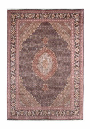 Tappeto Persero - Tabriz - 302 x 210 cm - blu scuro