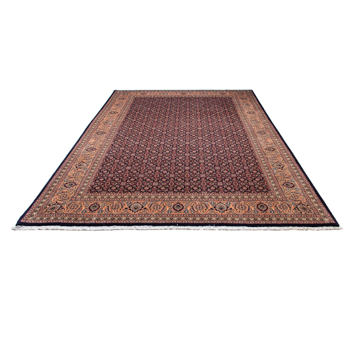 Tapis persan - Tabriz - 298 x 200 cm - bleu foncé