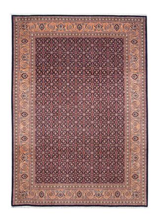 Tapis persan - Tabriz - 298 x 200 cm - bleu foncé