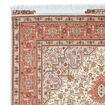 Perzisch tapijt - Tabriz - Royal - 212 x 148 cm - beige