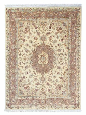 Tapis persan - Tabriz - Royal - 195 x 153 cm - beige