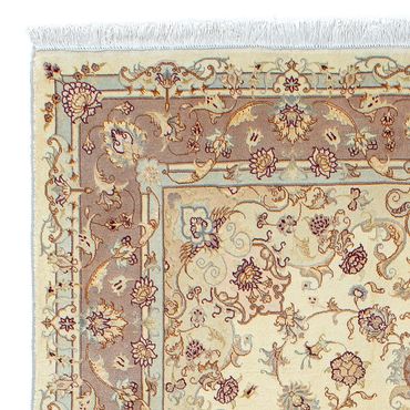 Alfombra Persa - Tabriz - Real - 195 x 153 cm - beige