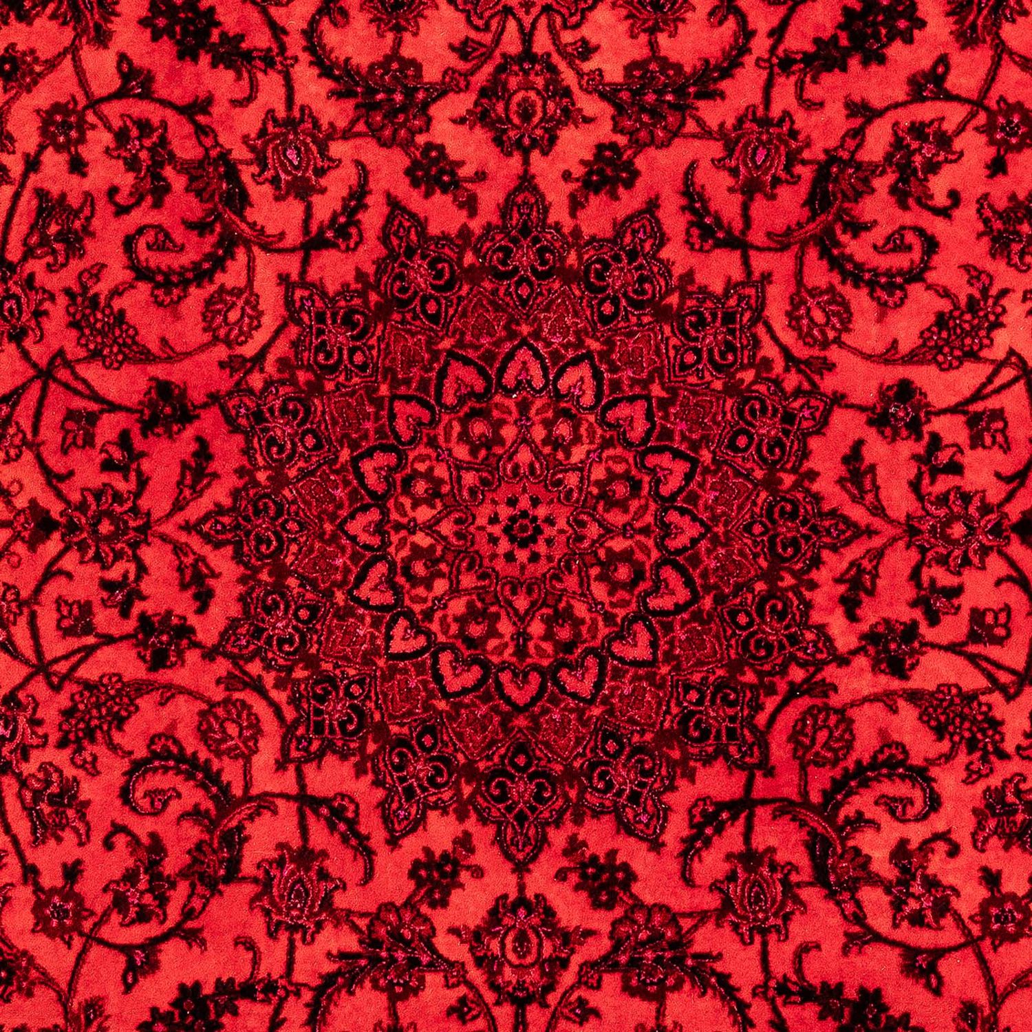 Tapis persan - Nain - 306 x 197 cm - rouge foncé