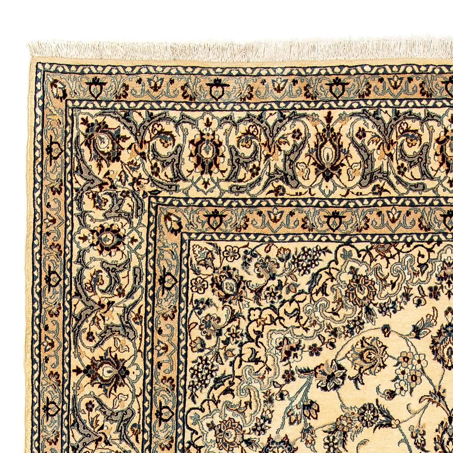 Tapis persan - Nain - Royal - 283 x 175 cm - beige