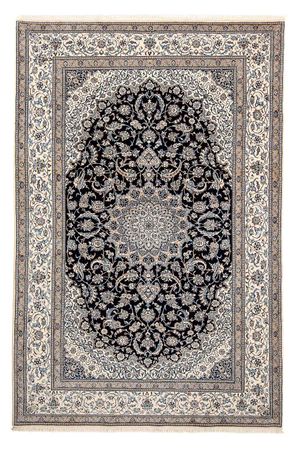 Tapis persan - Nain - Premium - 301 x 201 cm - bleu foncé