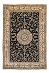 Tapis persan - Nain - Premium - 290 x 195 cm - bleu foncé