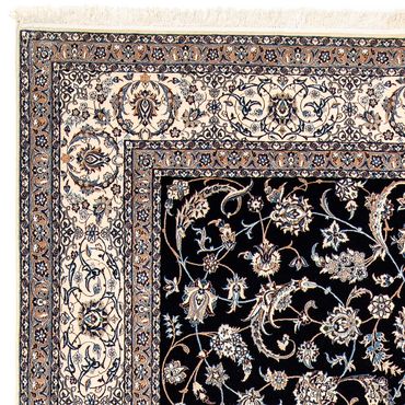 Tapis persan - Nain - Premium - 310 x 202 cm - bleu foncé