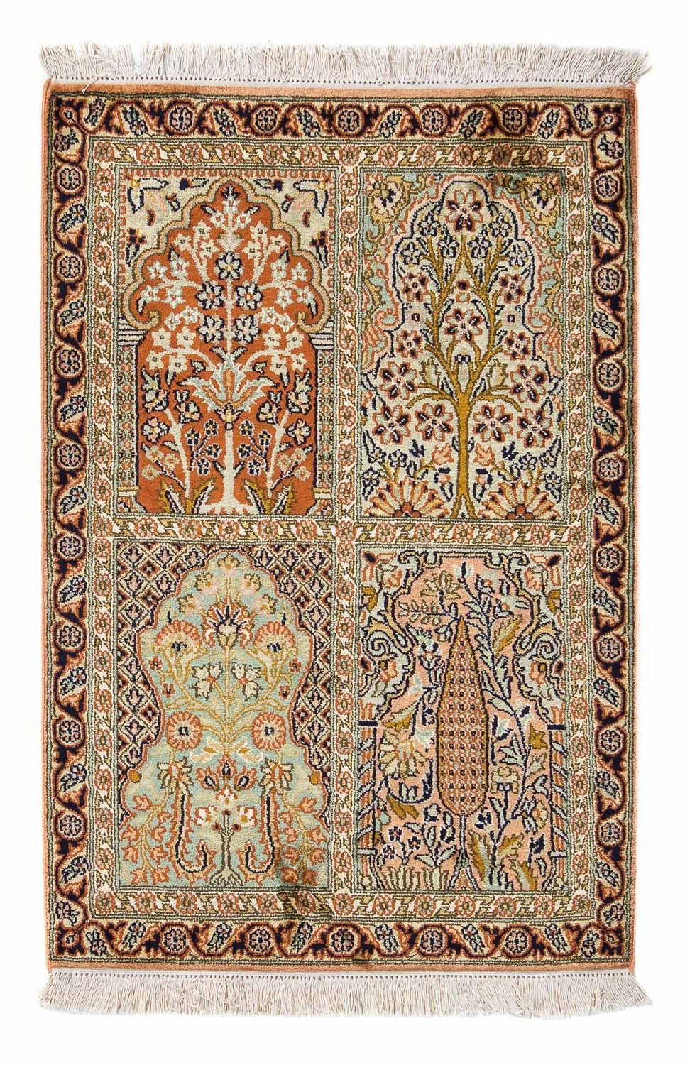 Tapis persan - Classique - 95 x 67 cm - multicolore