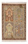 Tapis persan - Classique - 95 x 67 cm - multicolore