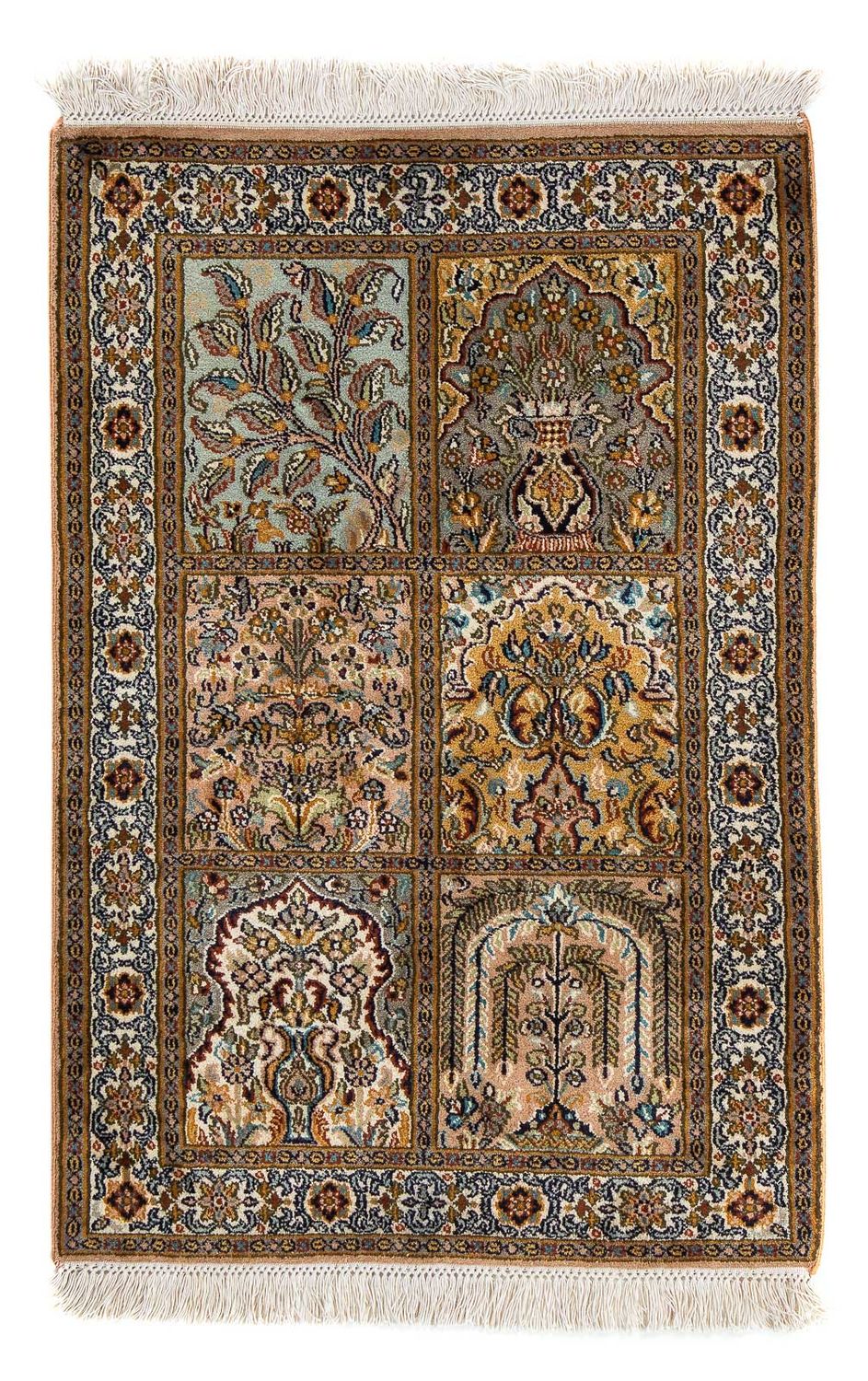 Tapis persan - Classique - 90 x 59 cm - multicolore