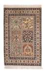 Persisk teppe - klassisk - 95 x 64 cm - flerfarget