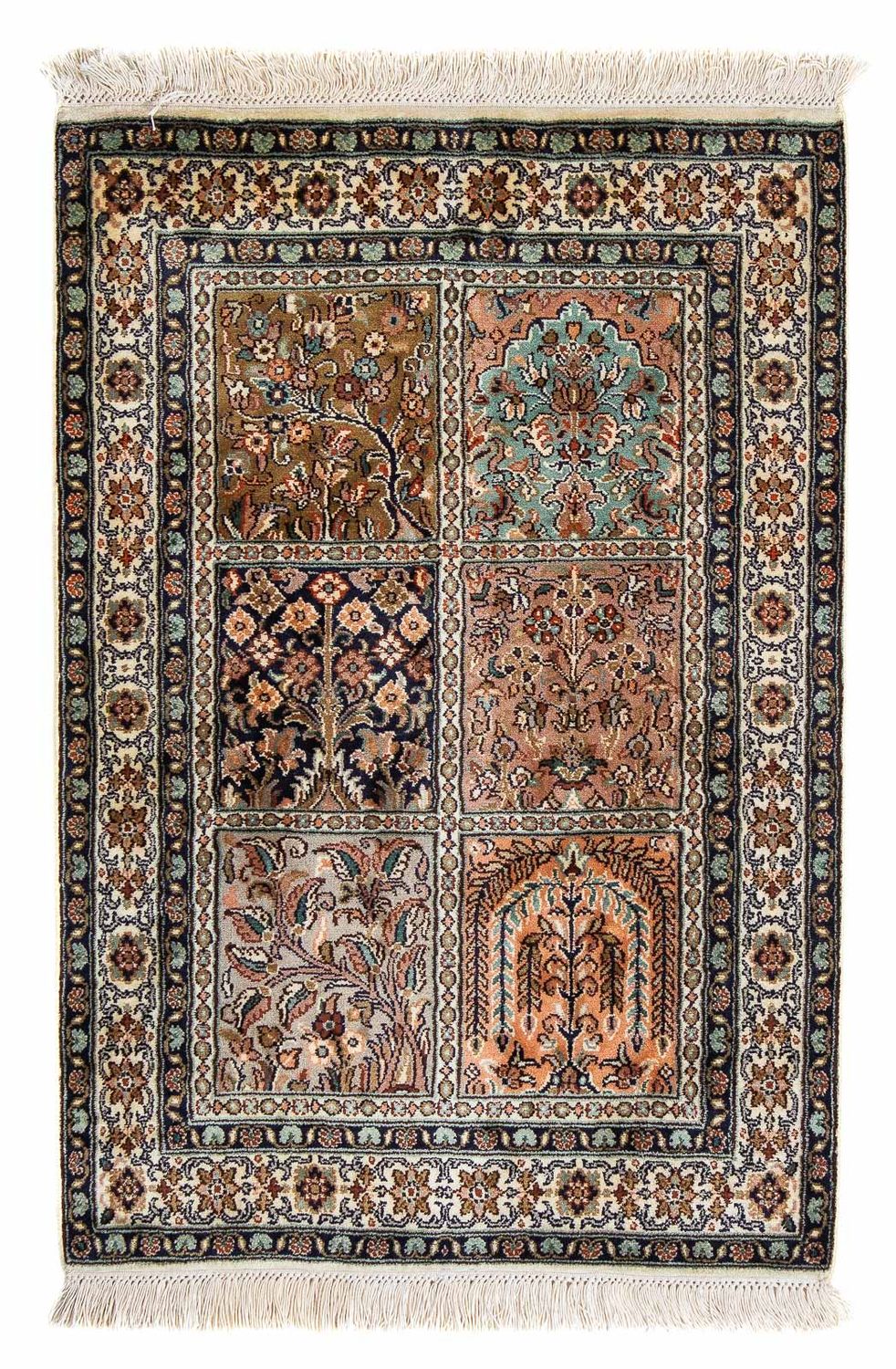 Tapis persan - Classique - 89 x 62 cm - multicolore