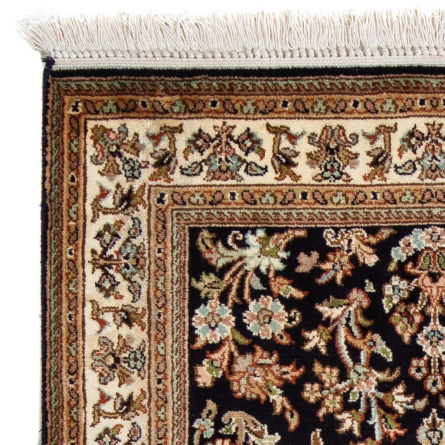 Persisk tæppe - Classic - 94 x 66 cm - mørkeblå