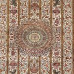 Persisk teppe - Ghom - 90 x 59 cm - beige