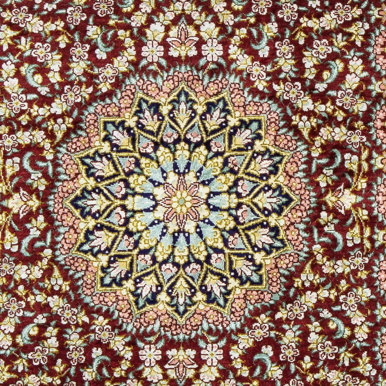 Alfombra persa - Ghom - 78 x 57 cm - multicolor