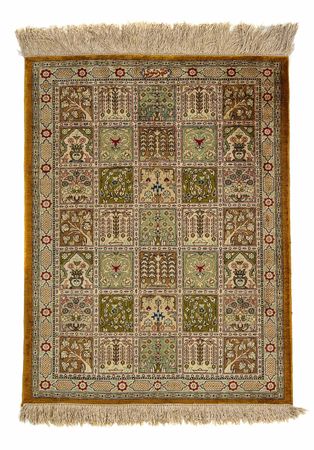 Tapis persan - Ghom - 72 x 55 cm - multicolore