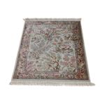 Alfombra persa - Ghom - 94 x 60 cm - beige