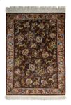 Tapis persan - Ghom - 86 x 60 cm - marron