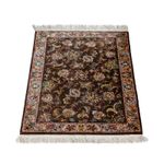 Tapis persan - Ghom - 86 x 60 cm - marron