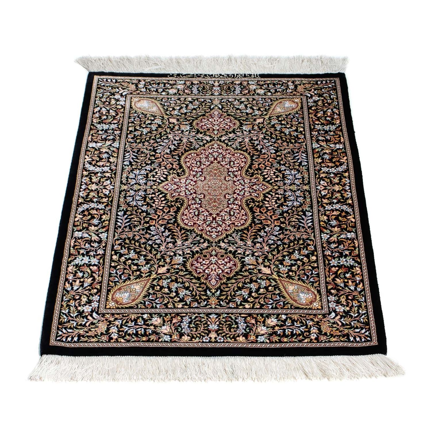 Perser Rug - Ghom - 86 x 60 cm - dark blue