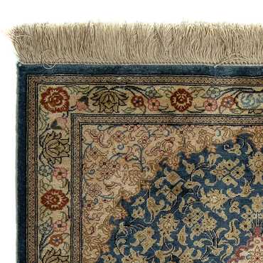 Perser Rug - Ghom - 83 x 58 cm - dark blue