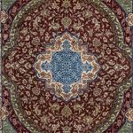 Alfombra persa - Ghom - 90 x 61 cm - multicolor