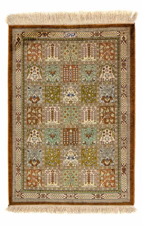 Tapis persan - Ghom - 77 x 55 cm - multicolore