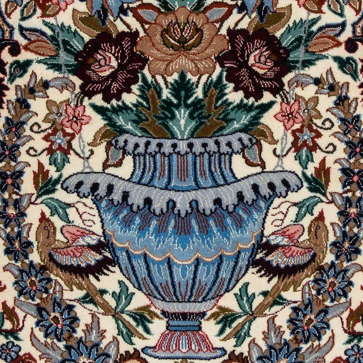 Persisk tæppe - Isfahan - Premium - 108 x 69 cm - flerfarvet