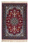 Dywan perski - Isfahan - Premium - 100 x 70 cm - ciemna czerwień