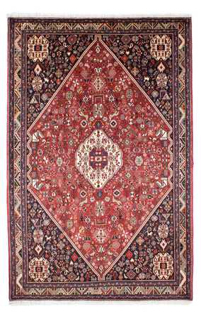 Tapis Gabbeh - Persan Kashkuli - 247 x 157 cm - rouge foncé