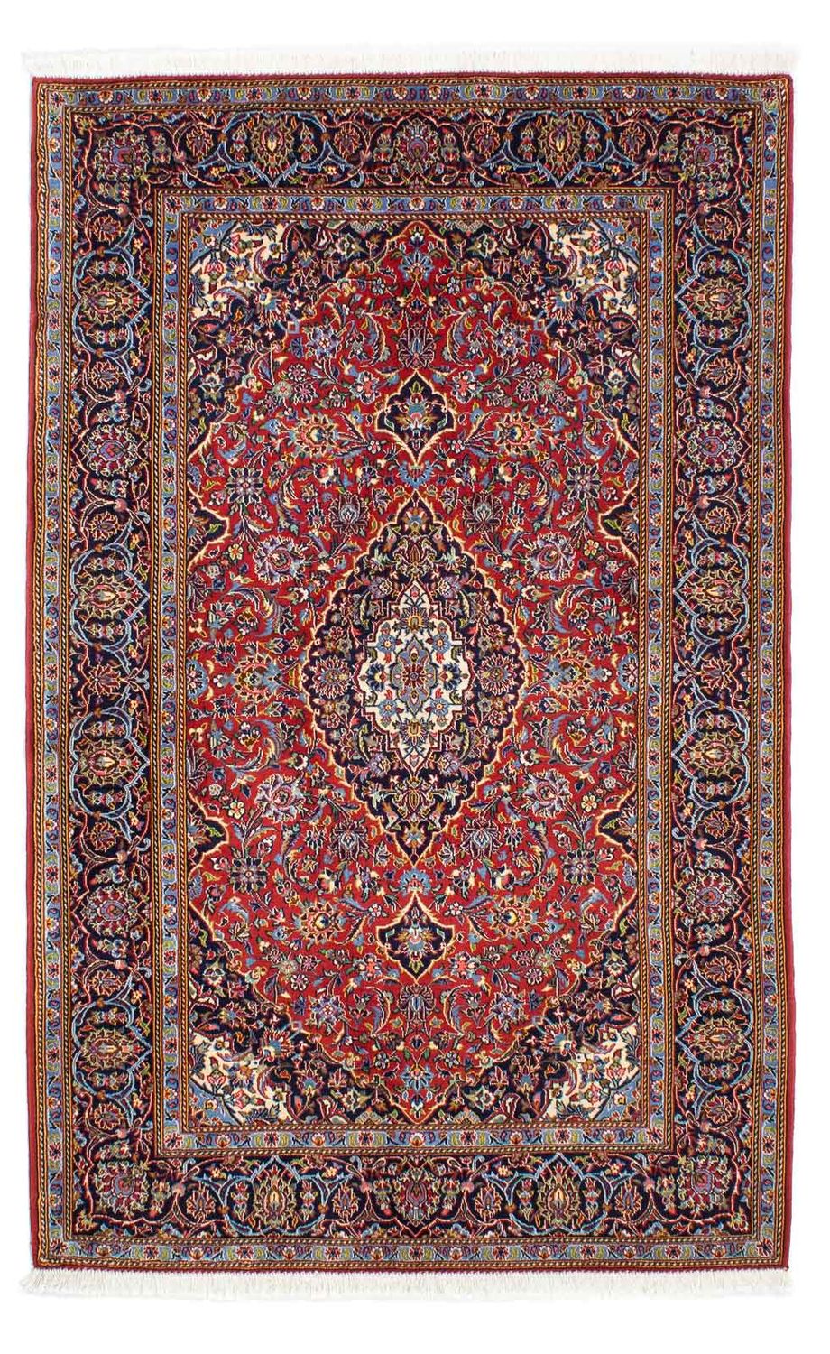 Tapis persan - Keshan - 216 x 142 cm - rouge