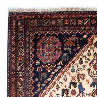 Gabbeh Tapijt - Kashkuli Perzisch - 263 x 158 cm - beige