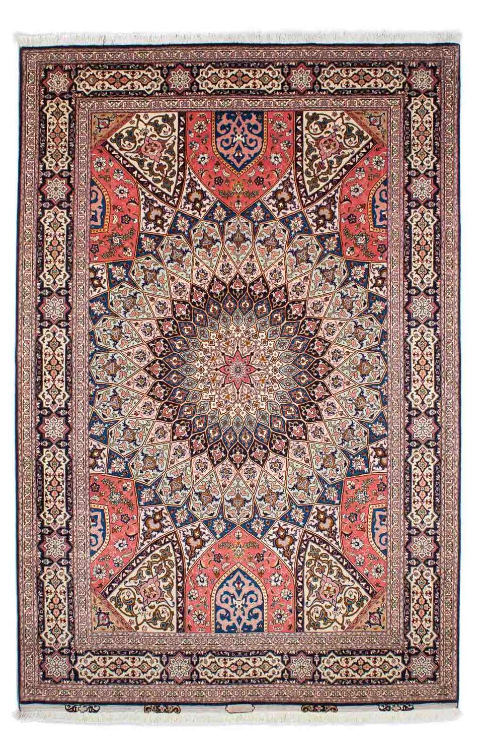 Dywan perski - Tabriz - Królewski - 263 x 174 cm - wielokolorowy
