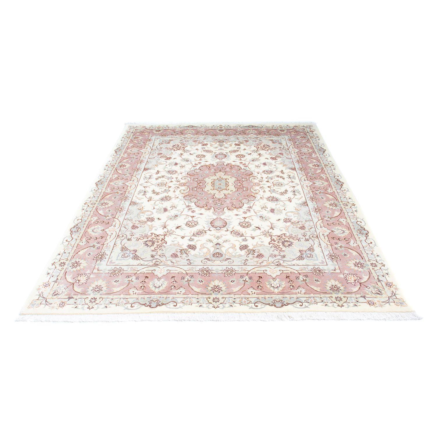 Tapis persan - Tabriz - Royal - 230 x 168 cm - beige